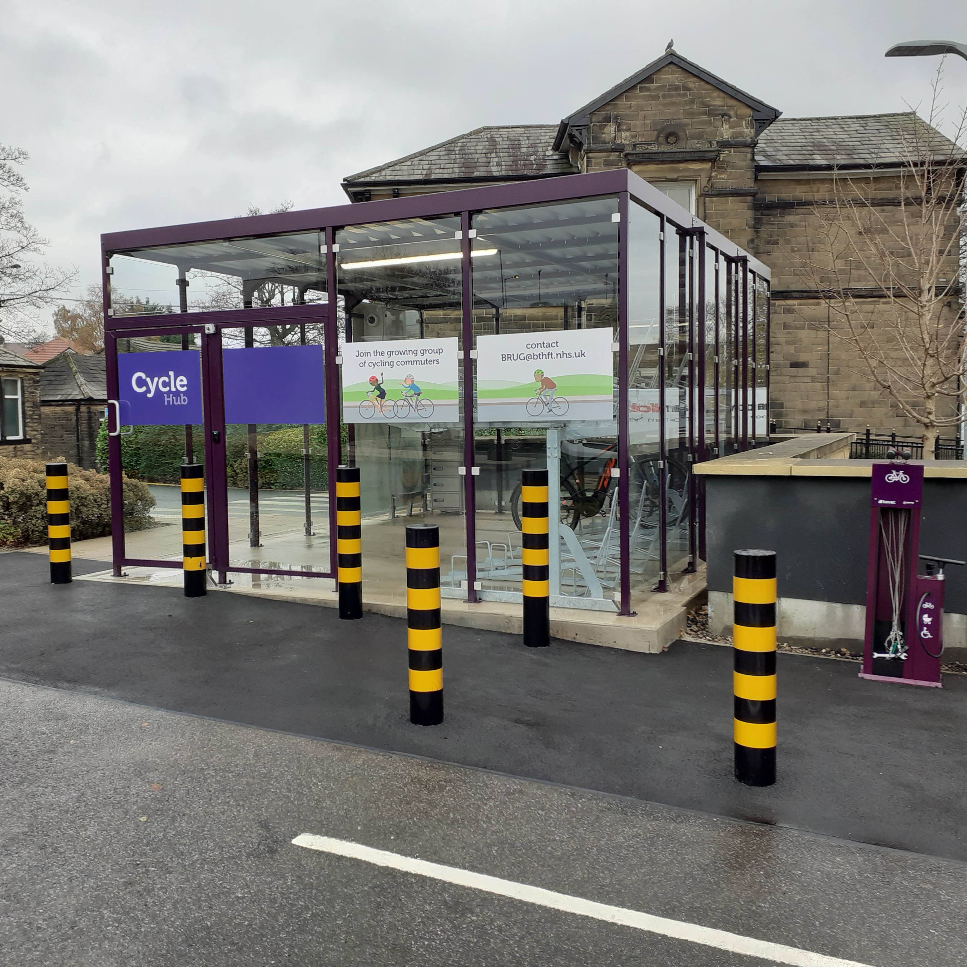 Bradford Royal Infirmary Cycle Hub